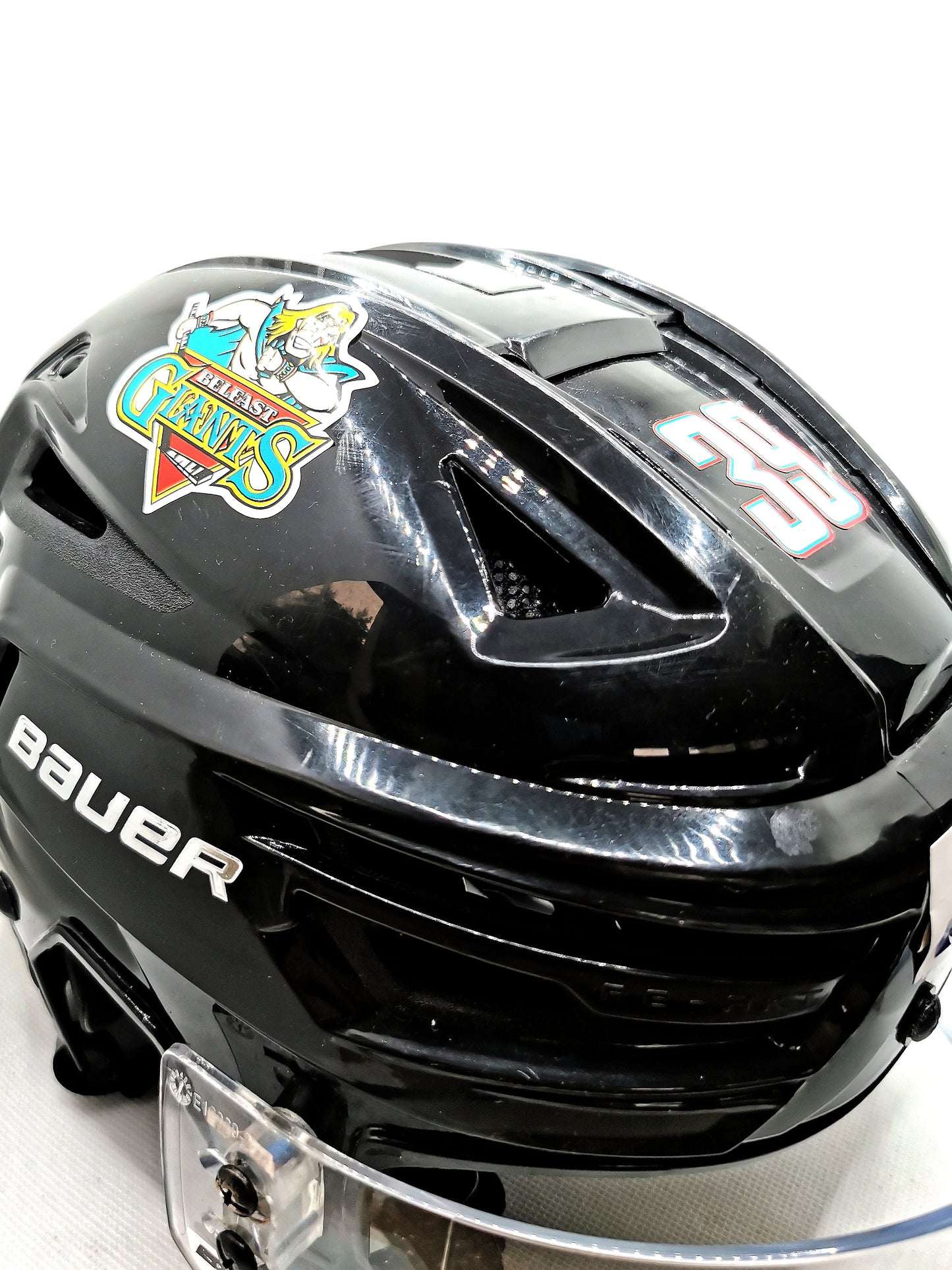 Jean Dupuy (Belfast Giants) CHL Match Worn Helmet