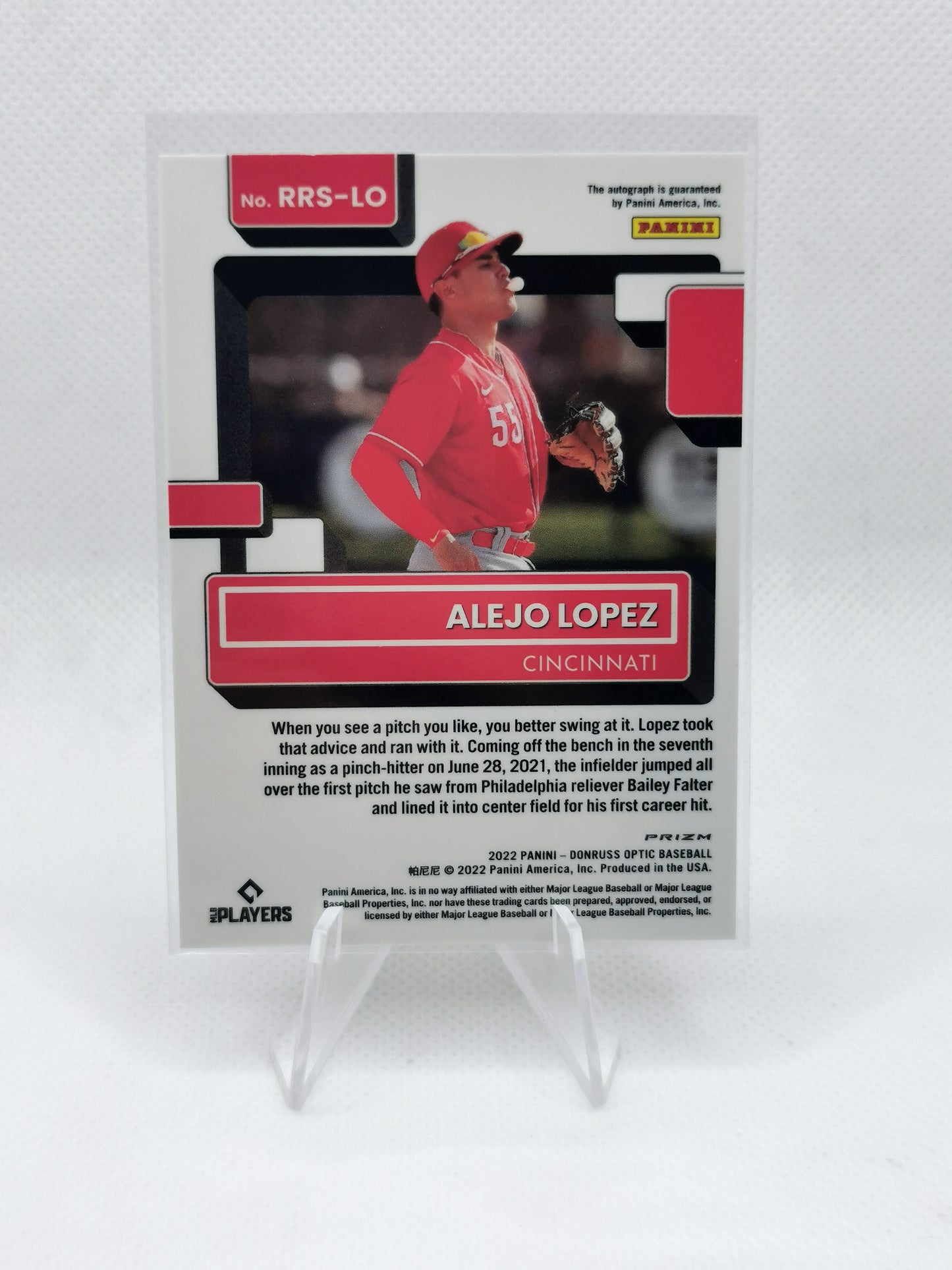 Alejo Lopez Auto - MLB Cincinnati Reds