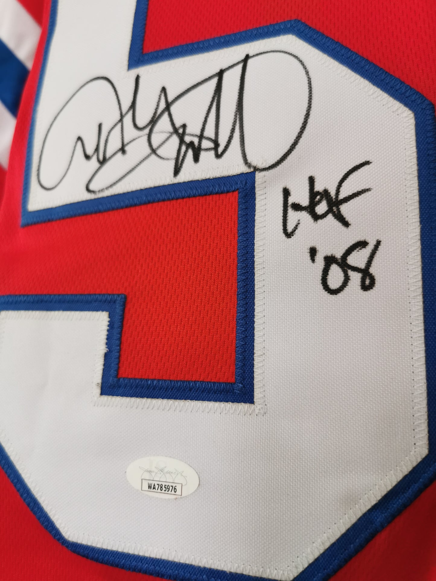 Andre Tippet Autographed Jersey - 2008 NFL Hall of Fame Inductee