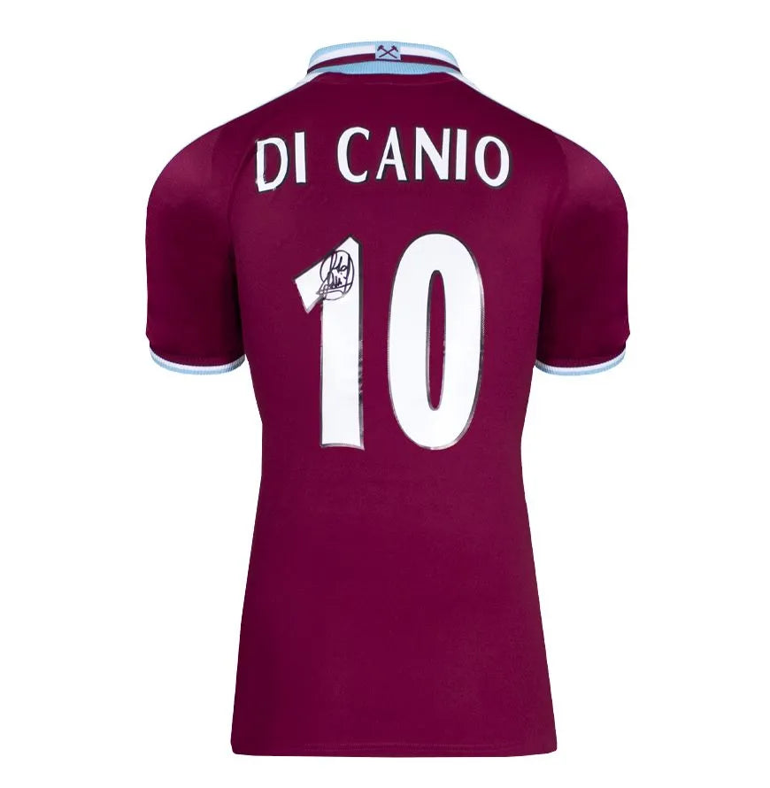 Paulo Di Canio Signed Retro West Ham Jersey