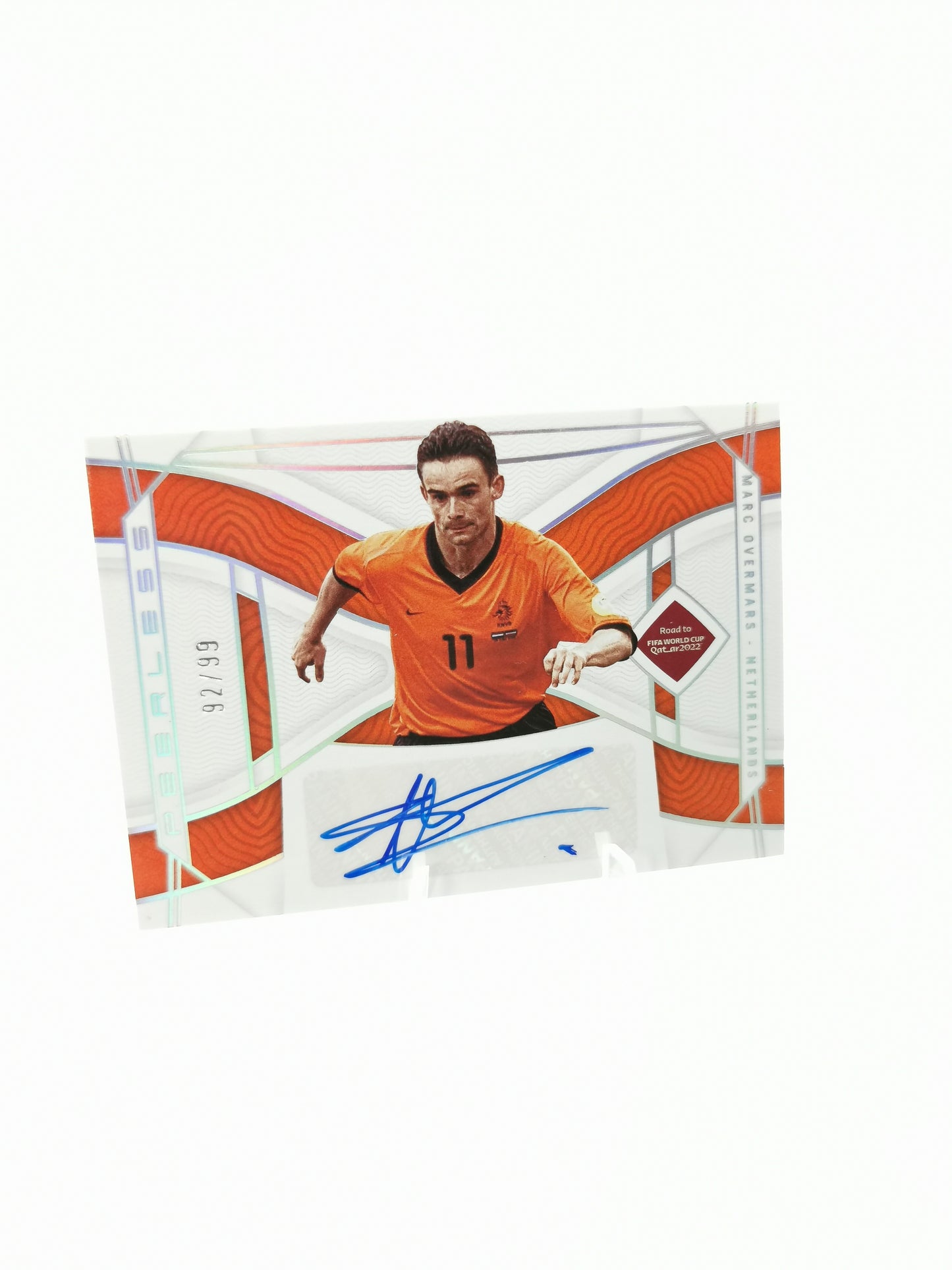 Marc Overmars 2022 Panini National Treasures Auto Card #92/99
