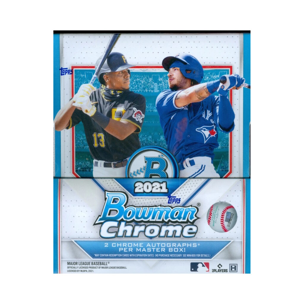 Topps Bowman Chrome Baseball 2021 Master Box - 2 Guaranteed Autographs