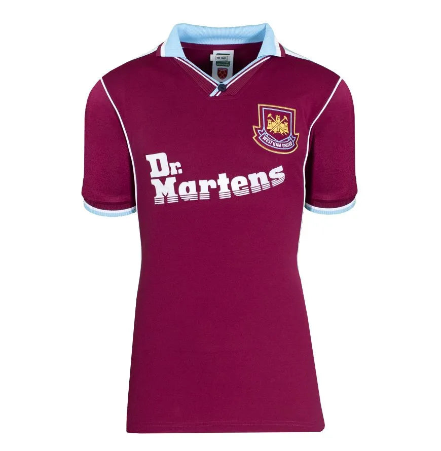 Paulo Di Canio Signed Retro West Ham Jersey