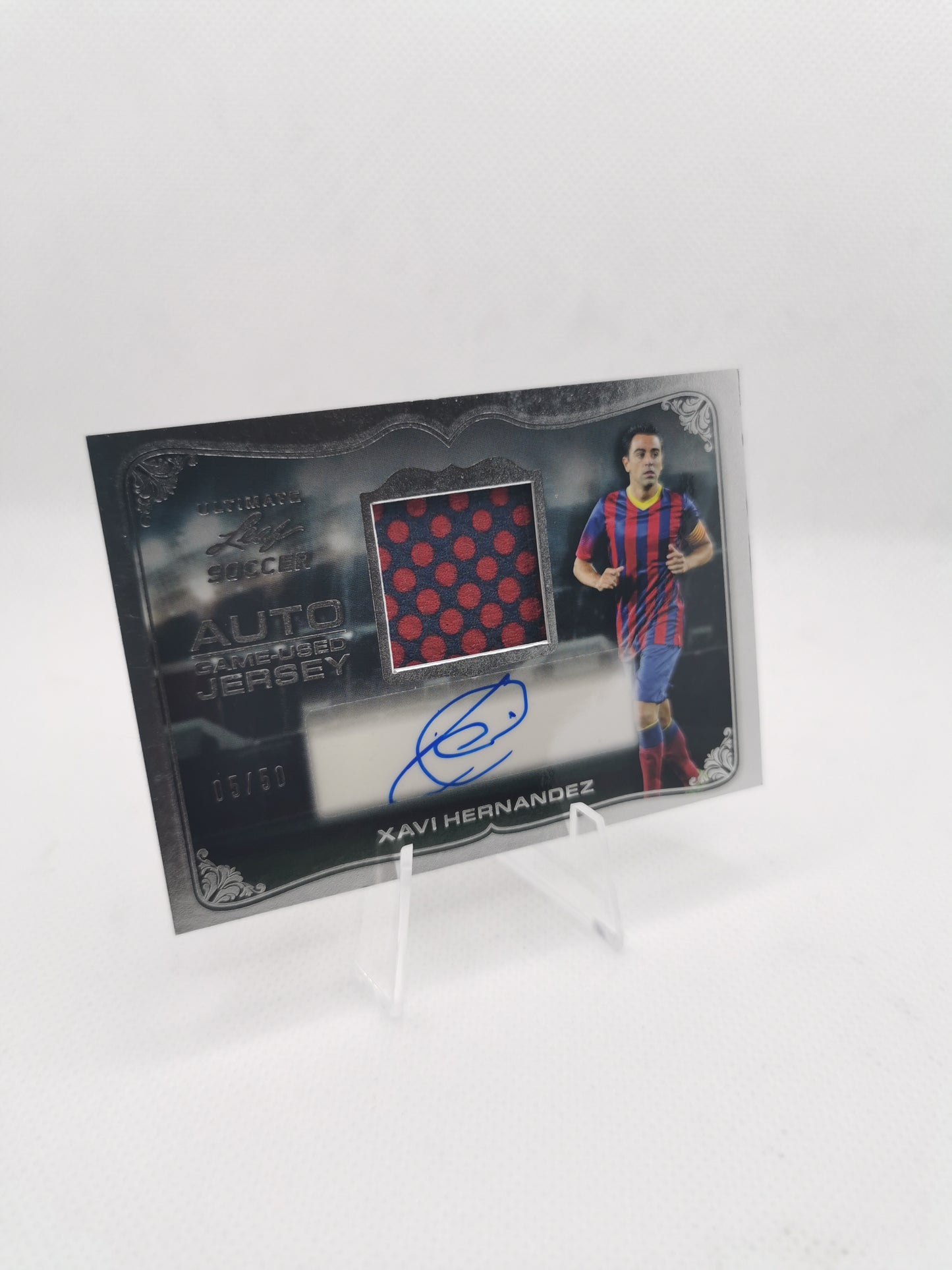 Xavi Autograph And Patch Trading Card