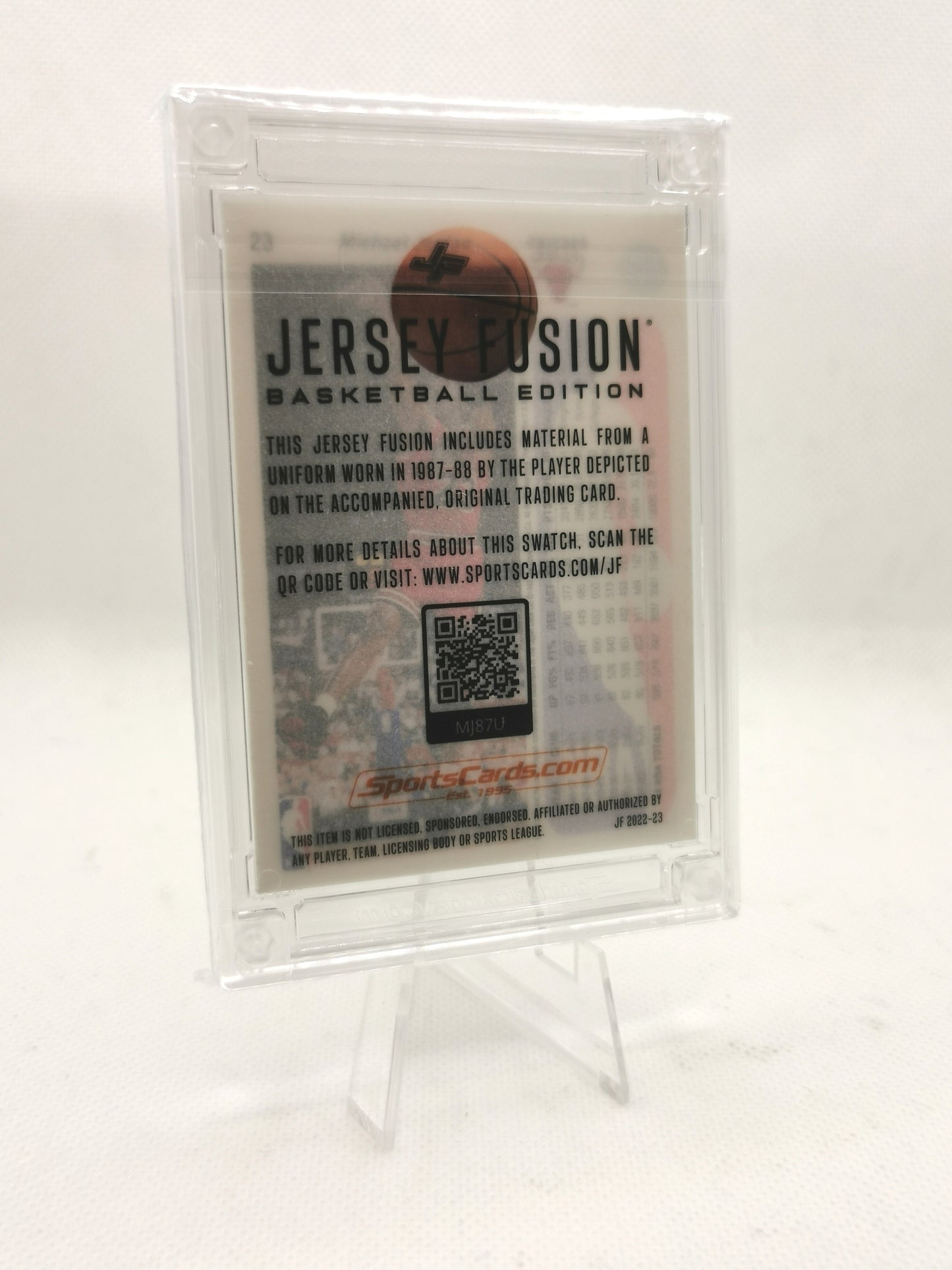 Michael Jordan Game Worn Dual Patches Card - #23/25 with logo/name/number patch