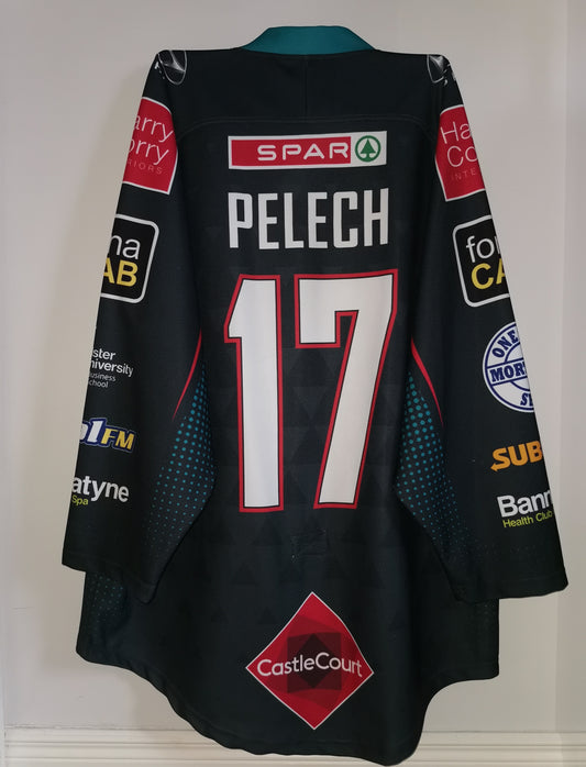 Matt Pelech Game Worn Belfast Giants jersey