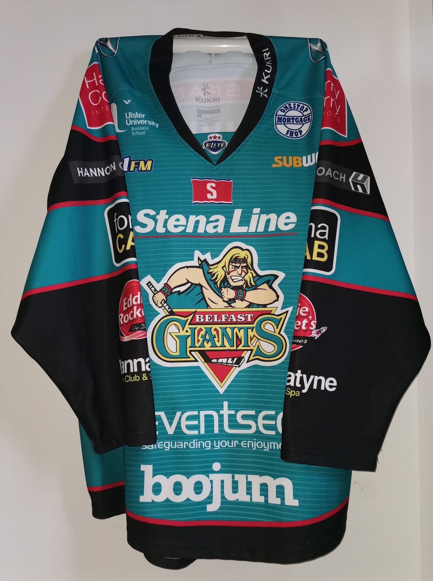 Francis Beauvillier Game Worn Belfast Giants Jersey