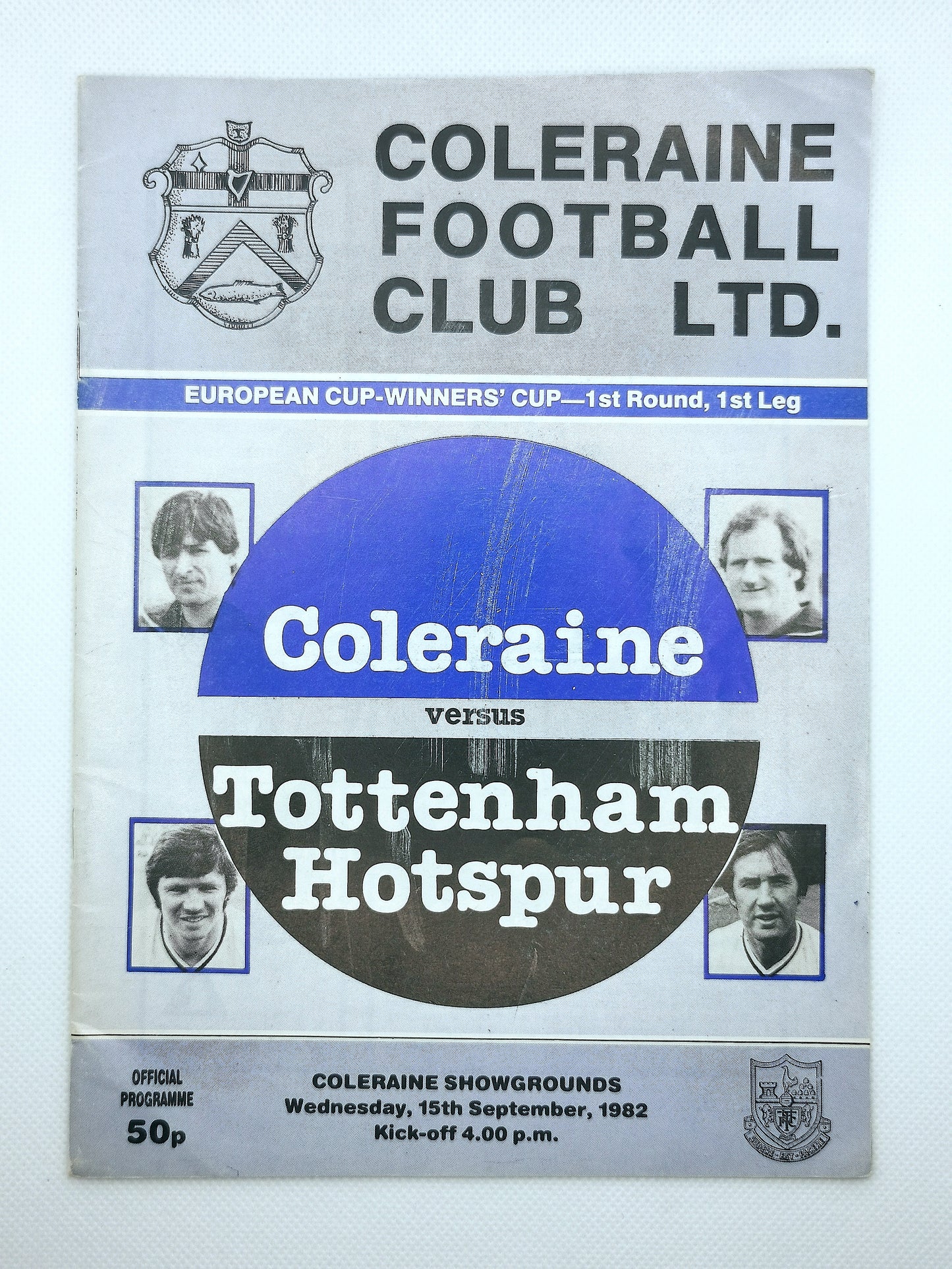 Coleraine v Tottenham Hotspur Programme