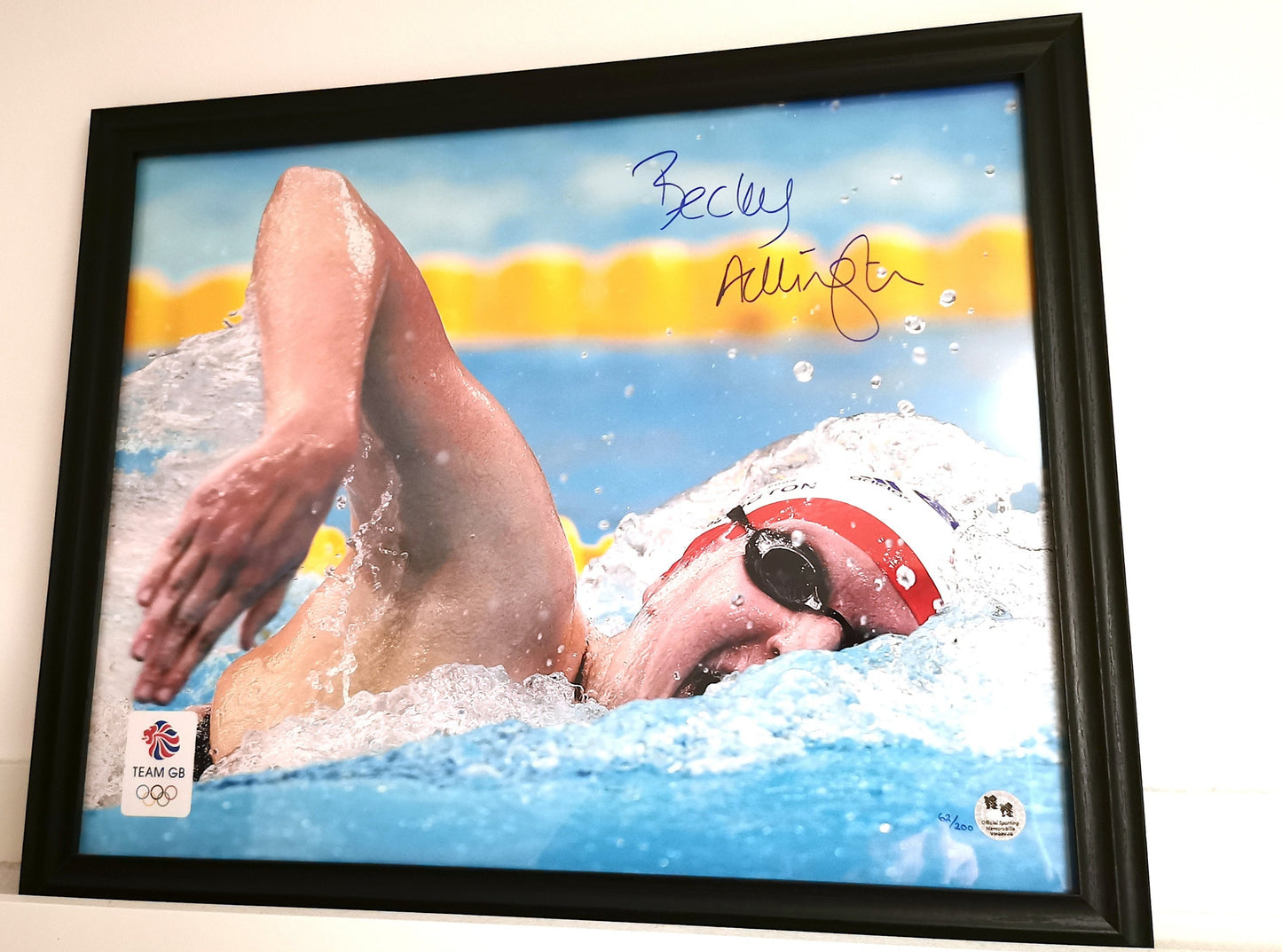 Rebecca Adlington - Team GB Olympic Limited Edition Print (NOT Framed)