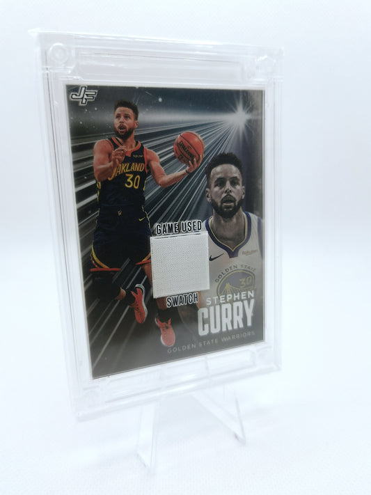 Steph Curry Game Worn NBA Patch - Jersey Fusion Card