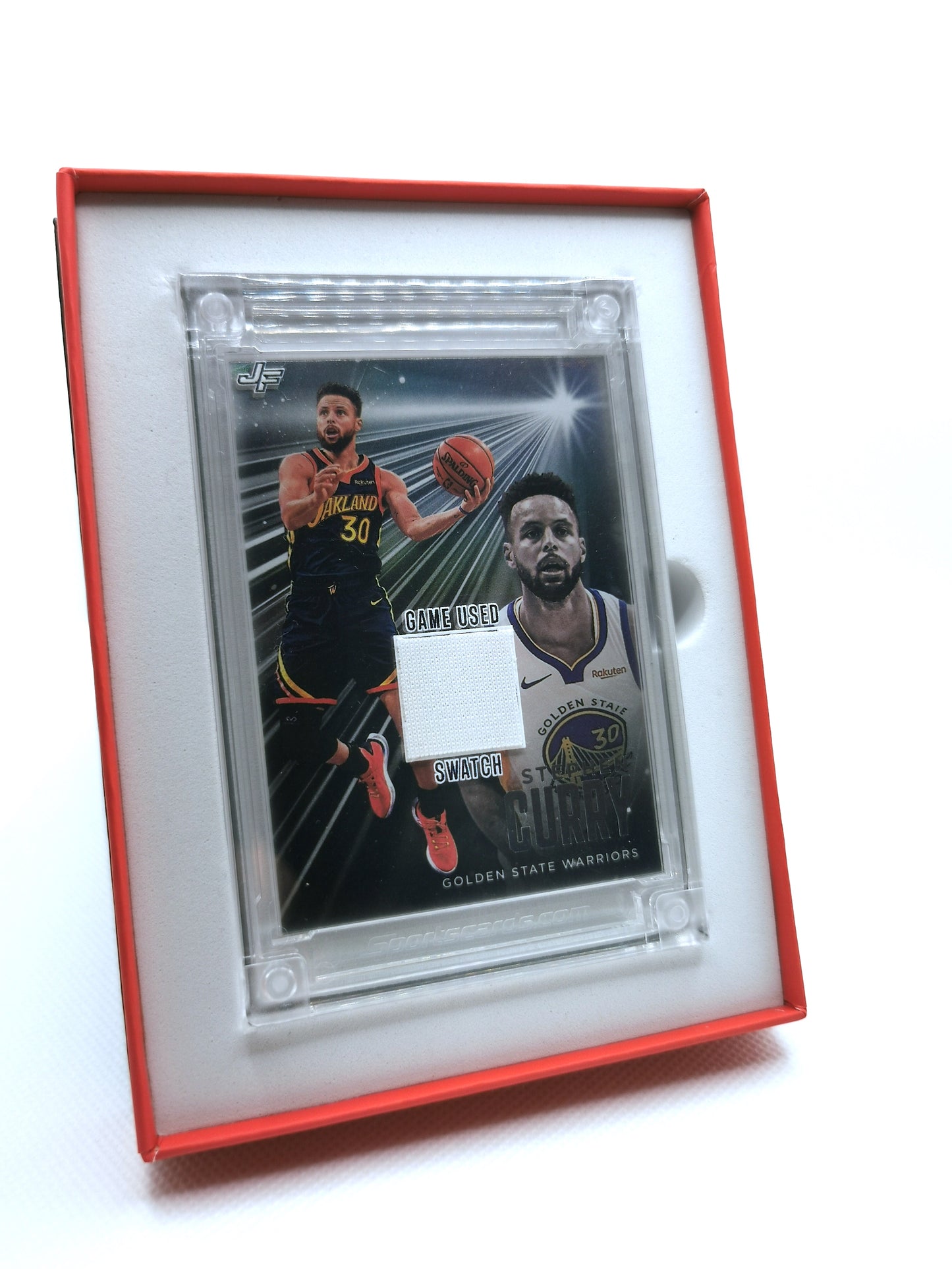 Steph Curry Game Worn NBA Patch - Jersey Fusion Card