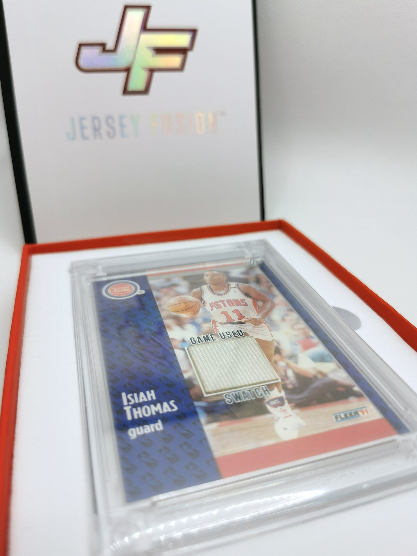 Isiah Thomas NBA Game Worn Patch - Jersey Fusion Card