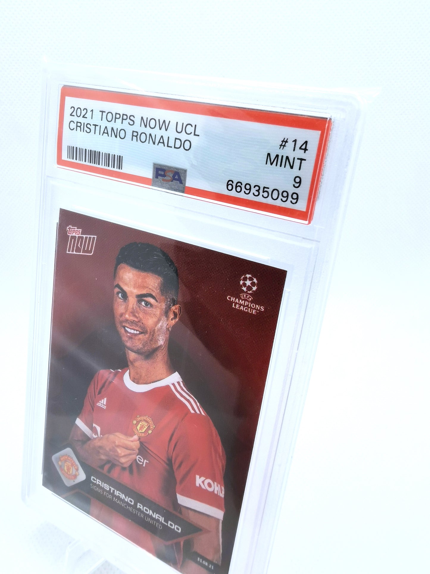 Christiano Ronaldo Topps NOW - PSA 9