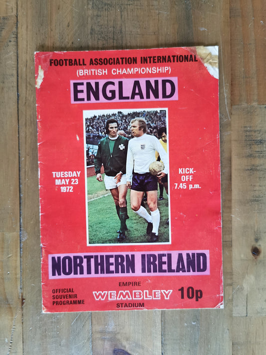 England v Northern Ireland 1972