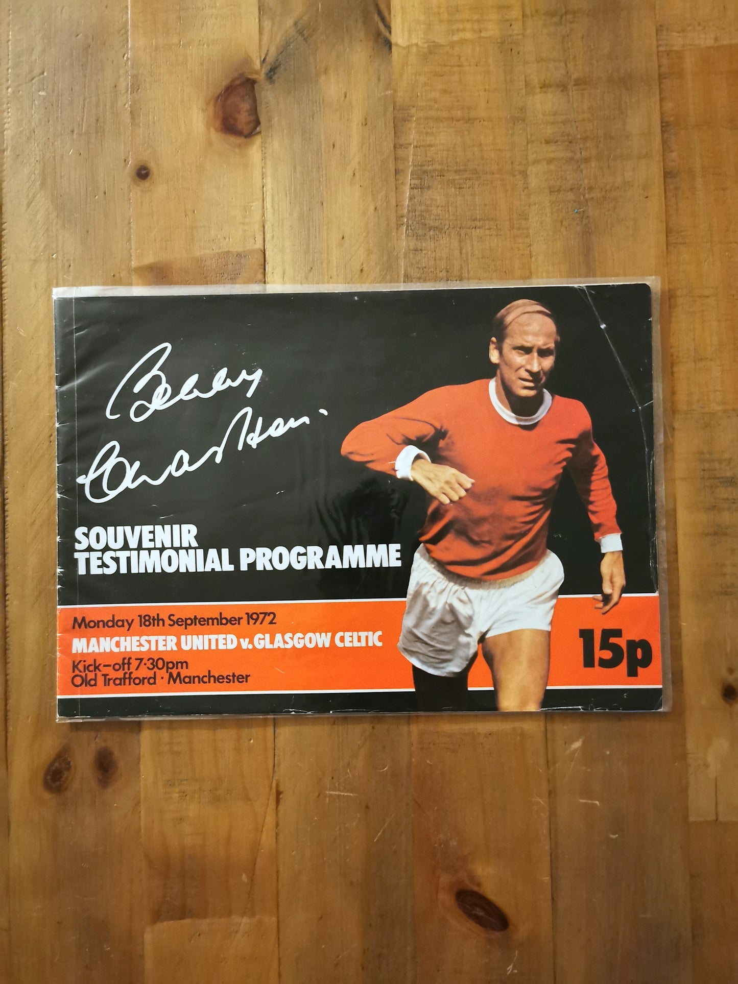 Bobby Charlton Testimonial Programme