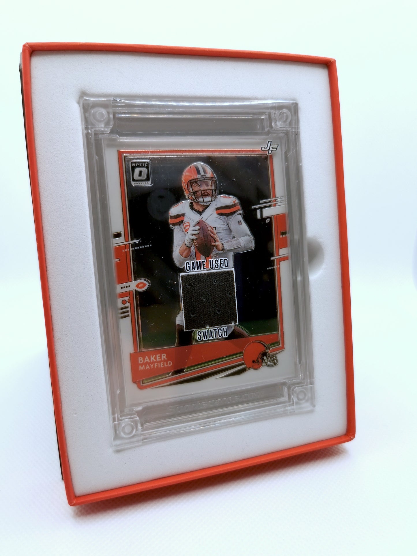 Baker Mayfield Game Worn Patch - Jersey Fusion Card