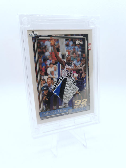 Shaq Game Used NBA Patch Limited Edition # 8/10 - Jersey Fusion Card