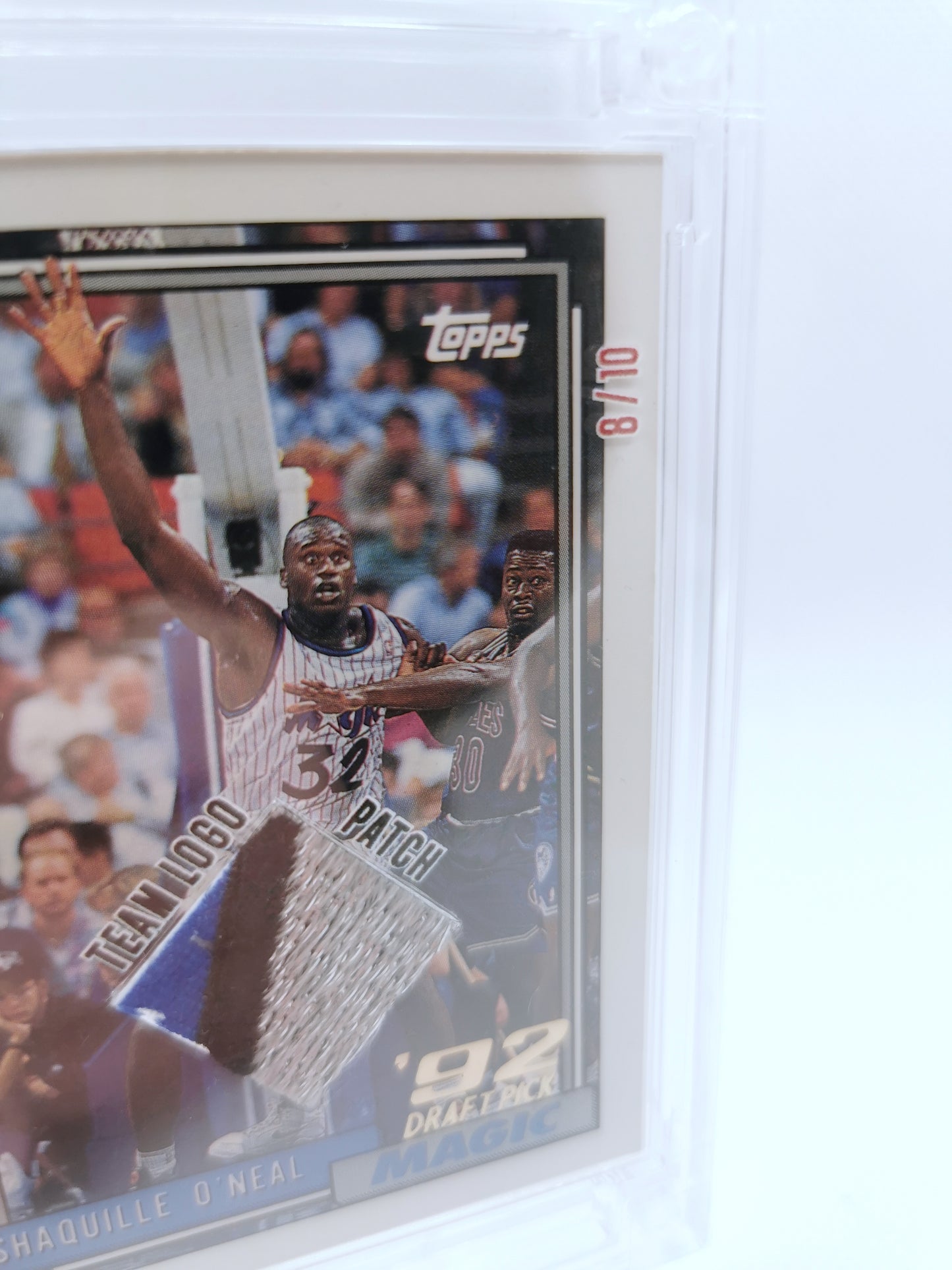 Shaq Game Used NBA Patch Limited Edition # 8/10 - Jersey Fusion Card