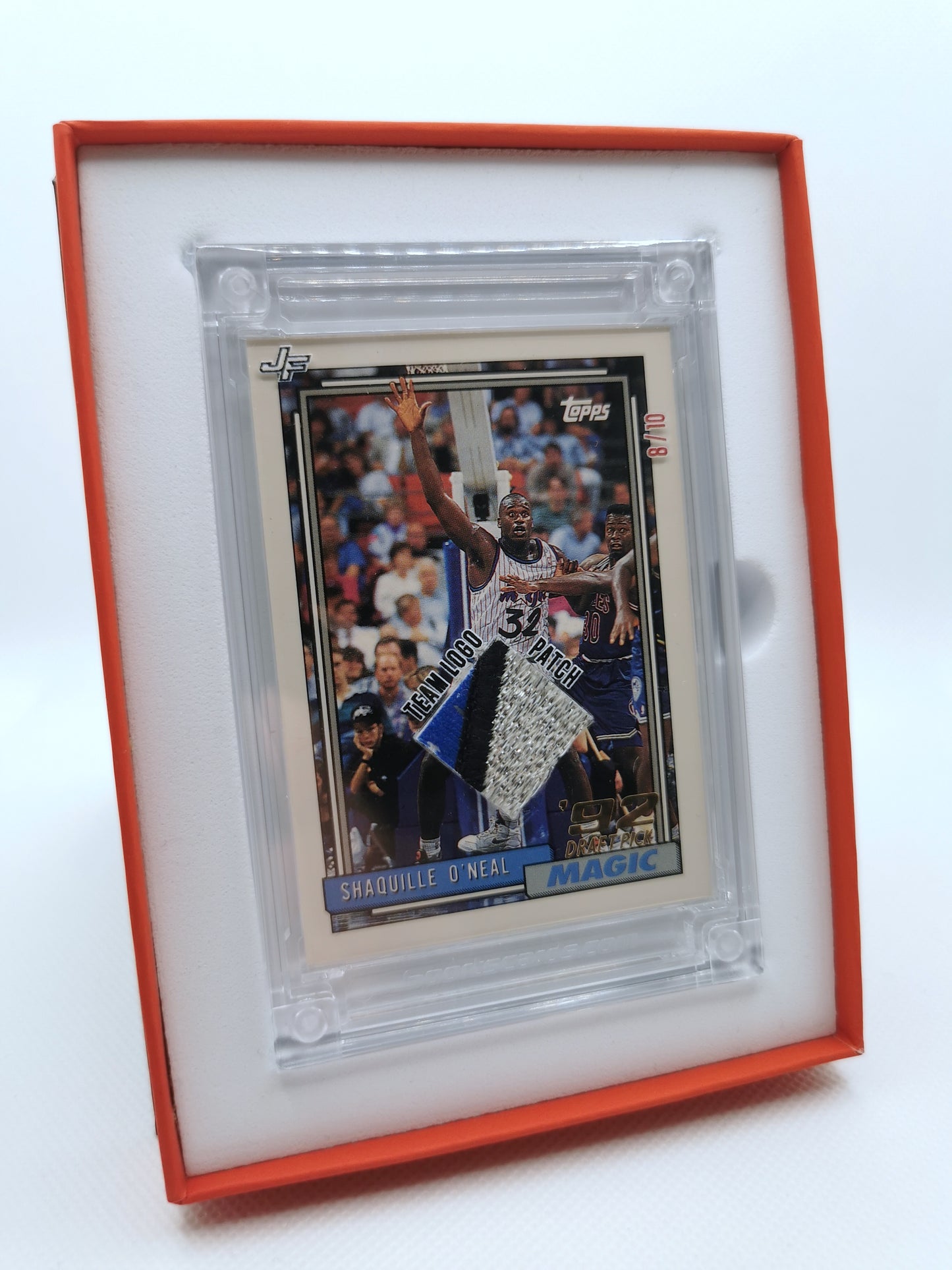 Shaq Game Used NBA Patch Limited Edition # 8/10 - Jersey Fusion Card