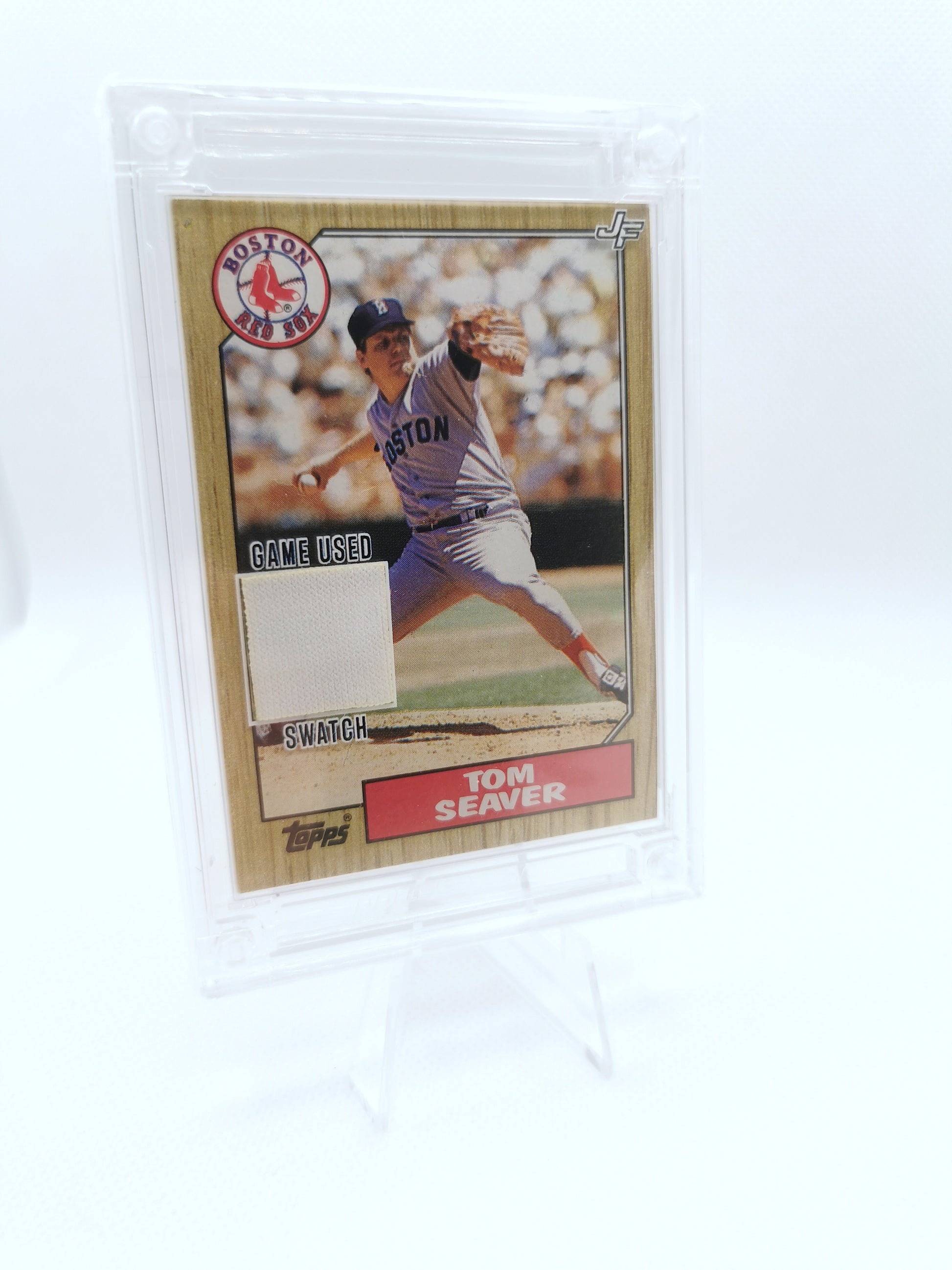 Tom Seaver Game Used Patch Jersey Fusion Card – Sports