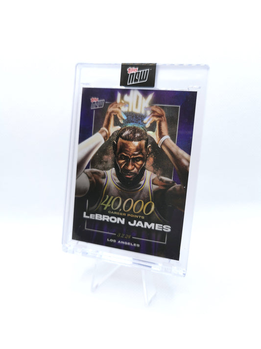 Topps NOW NBA - Lebron James 40,000 points