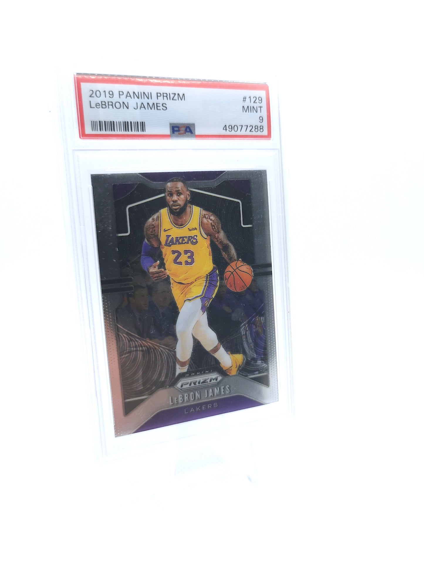 Lebron James NBA Panini Prizm PSA 9