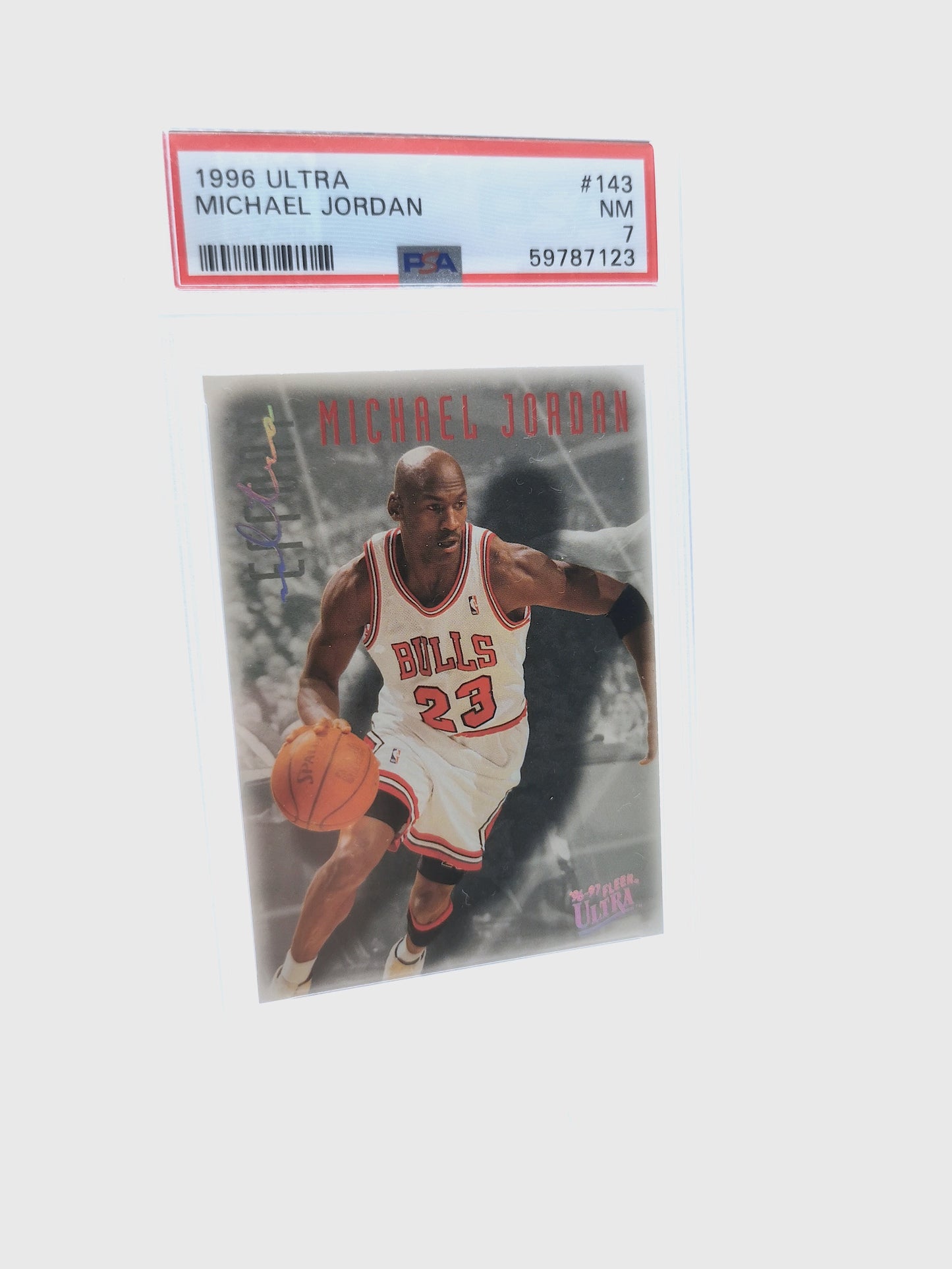 Michael Jordan NBA Fleer Ultra 1996 PSA 7