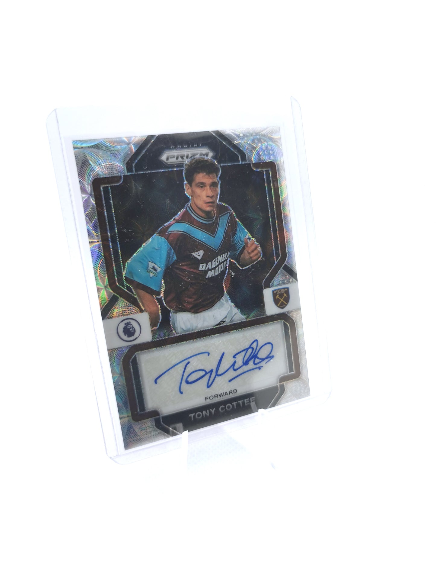 Tony Cottee Panini Prizm Autograph Card