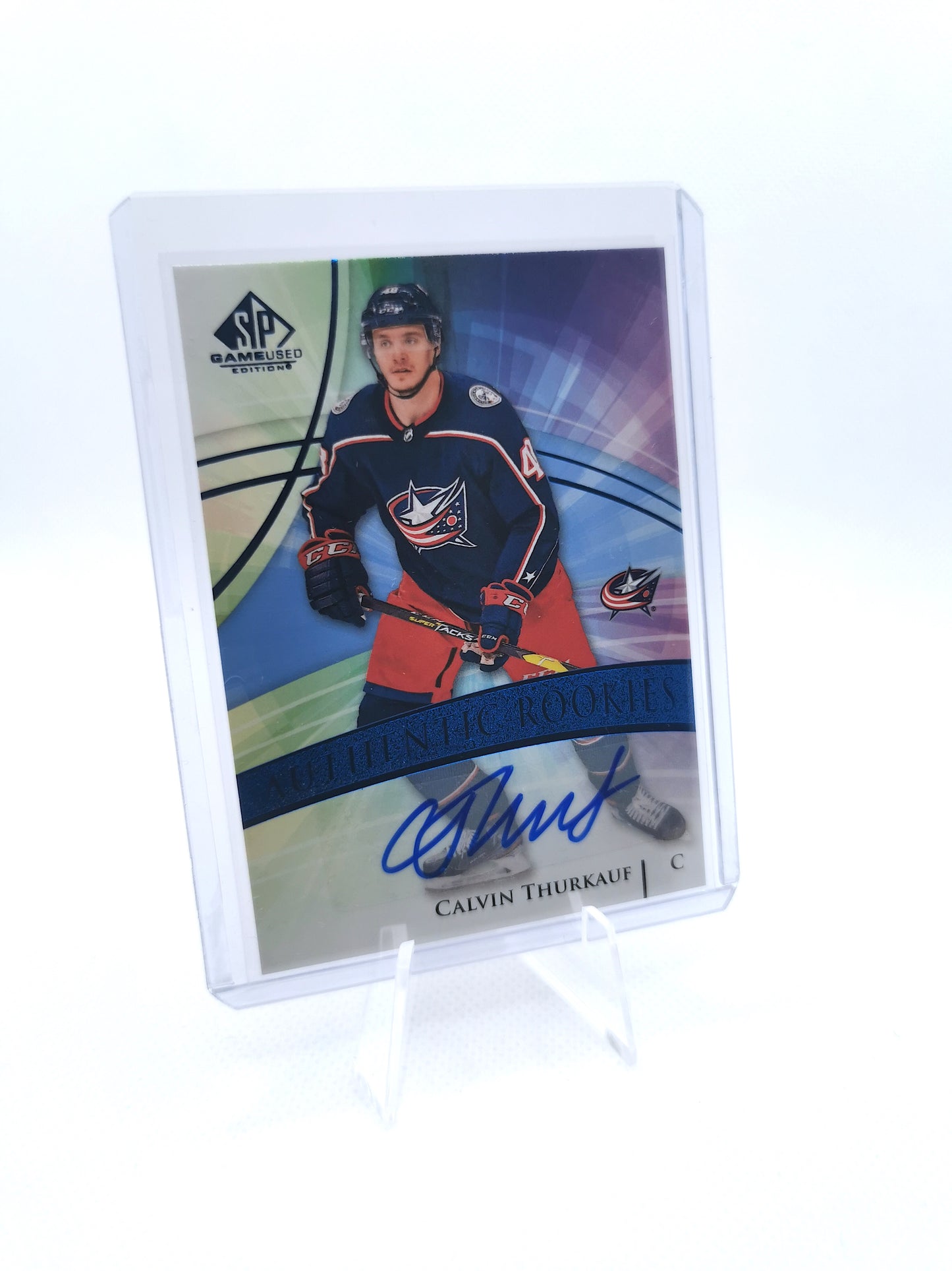 Calvin Thurkauf Upper Deck NHL Auto