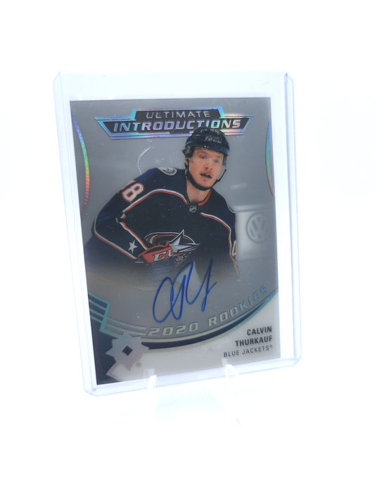 Calvin Thurkauf Ultimate 2020 Rookies NHL Auto