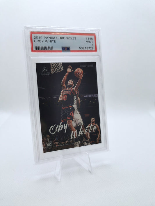 Coby White Panini NBA Chronicles PSA 9