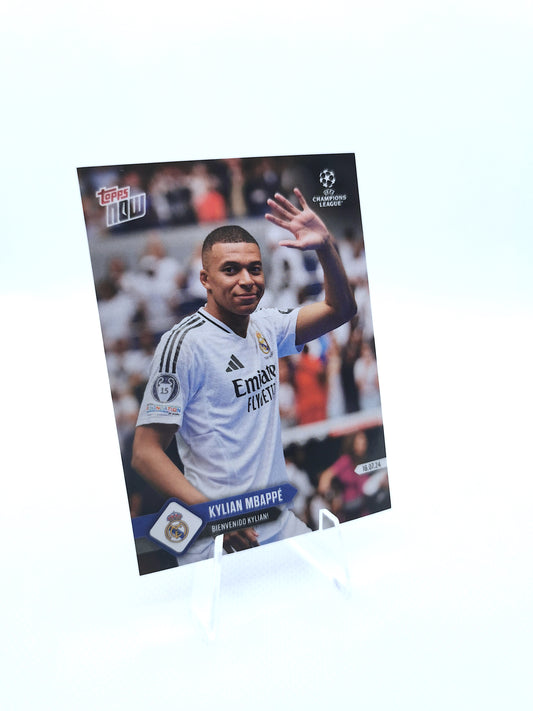 Kylian Mbappe Topps Now FIRST REAL MADRID CARD