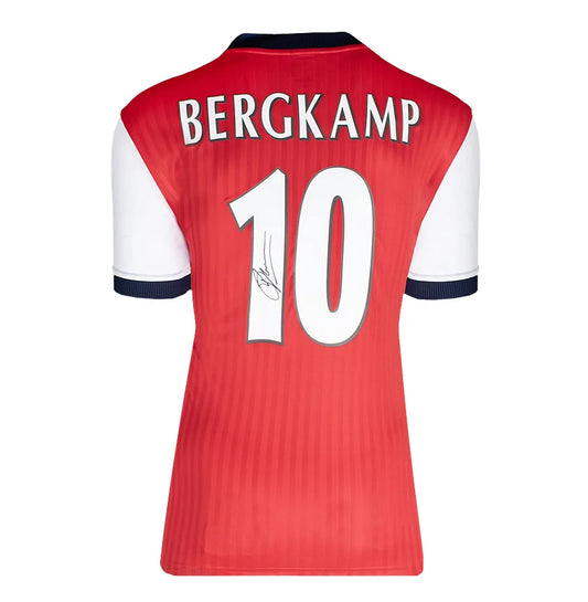 Dennis Bergkamp Signed Arsenal Icon Jersey