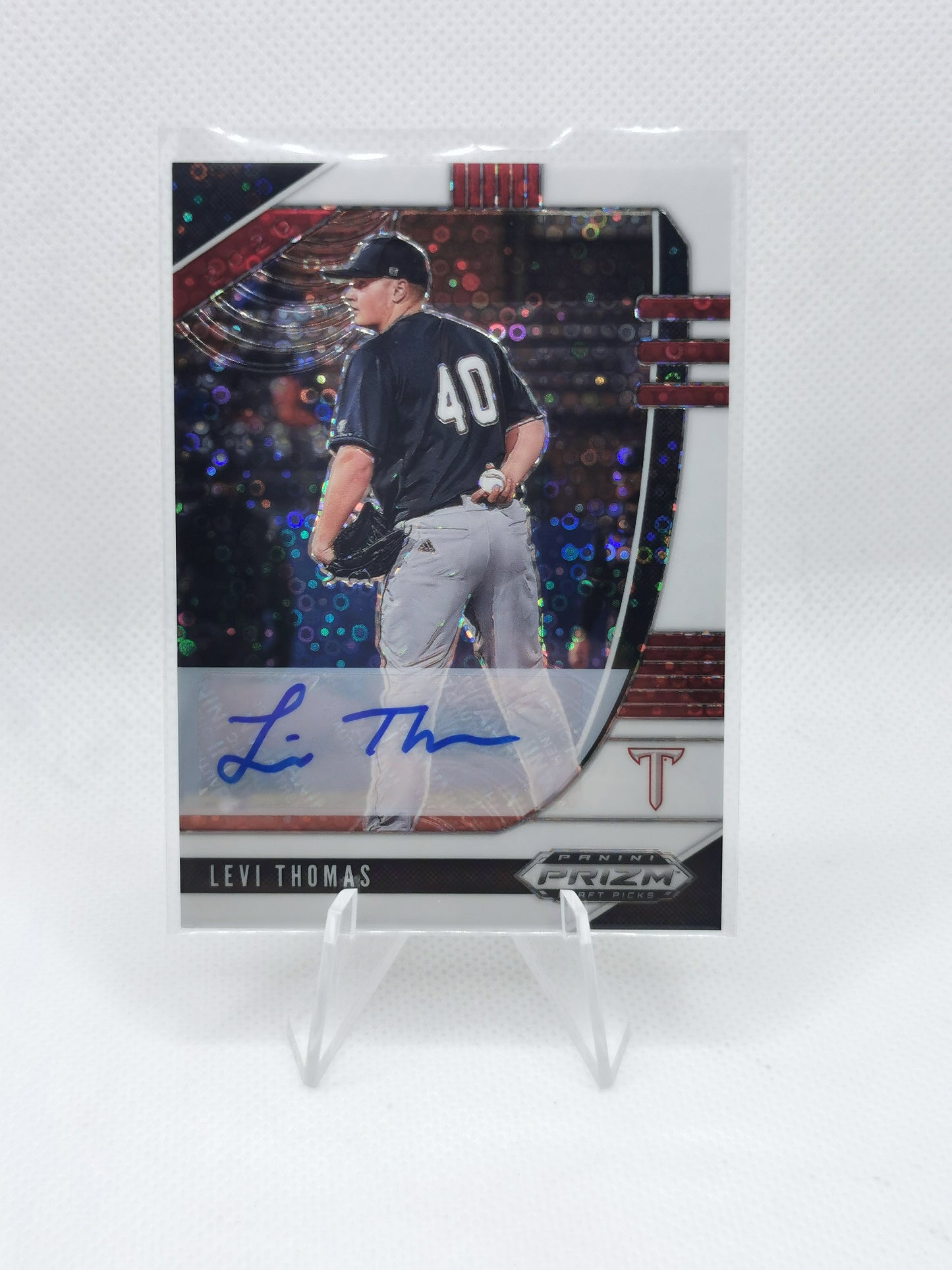 Levi Thomas Auto /50 - MLB Draft Picks