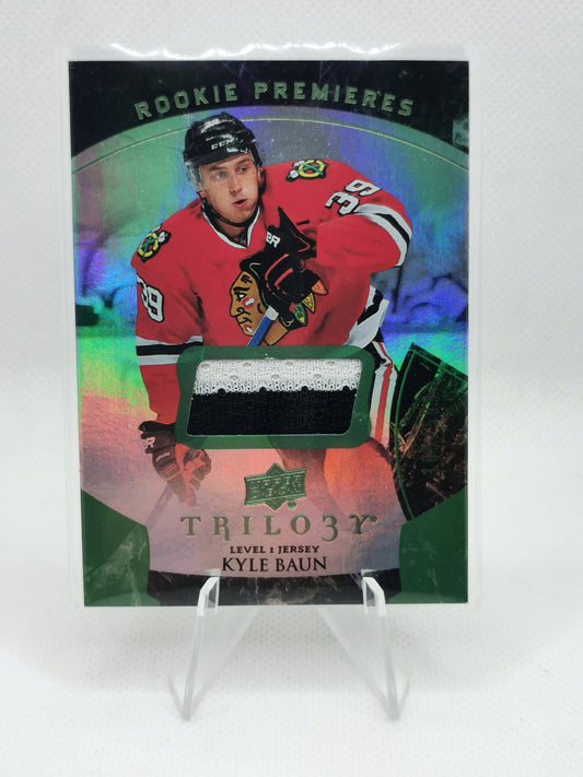 Kyle Baun Rookie Jersey Patch Card /599 - Chicago Blackhawks