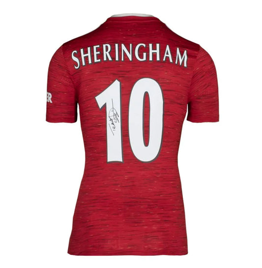 Teddy Sheringham Signed Manchester United Jersey