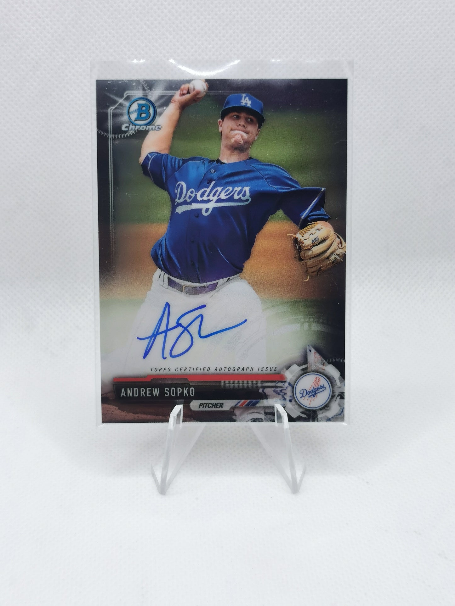 Andrew Sopko Auto - MLB Los Angeles Dodgers