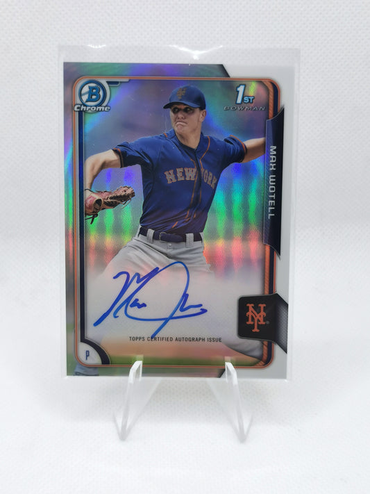 Max Wotell Auto - MLB New York Mets