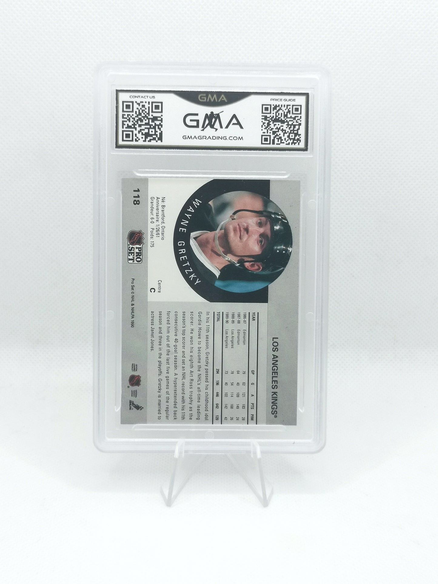 Wayne Gretzky - GMA 8 - 1990 NHL Pro Set