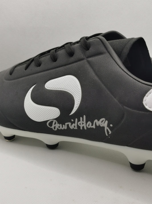 David Harvey signed boot - Leeds United(not game worn)