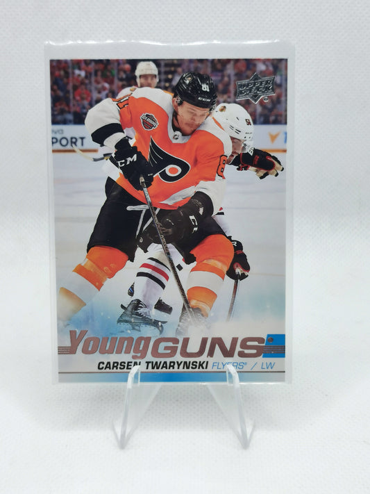 Carsen Twarynski Young Guns Card - Philadelphia Flyers