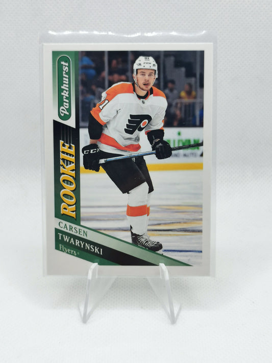 Carsen Twarynski Parkhurst Rookie Card - Philadelphia Flyers