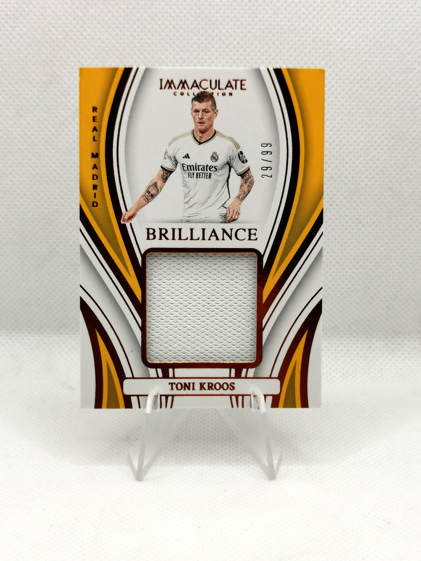 Toni Kroos Panini Immaculate Brilliance Jersey Patch Card #29/99 Real Madrid
