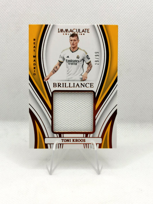 Toni Kroos Panini Immaculate Brilliance Jersey Patch Card #29/99 Real Madrid
