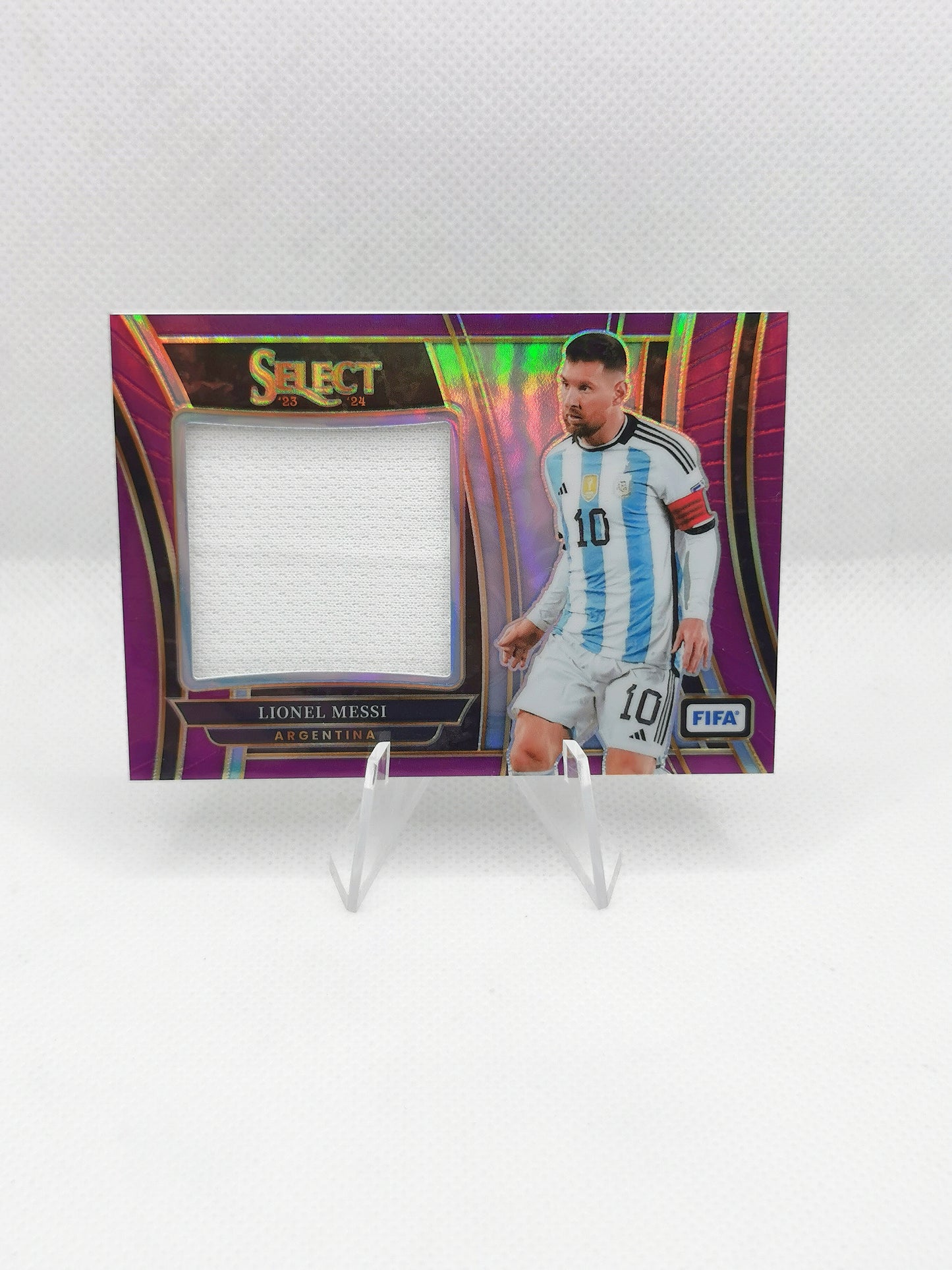 Lionel Messi Jumbo Game Worn Patch #19/49