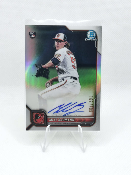 Mike Baumann RC Auto /499 - MLB Baltimore Orioles
