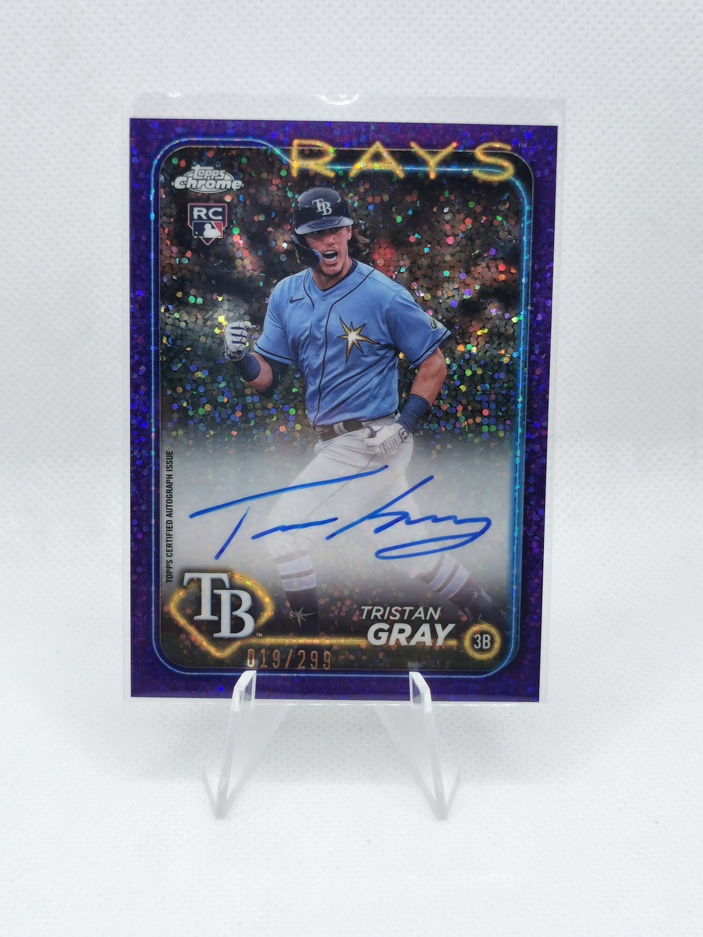 Tristan Gray Auto /299 - MLB Tampa Bay Rays