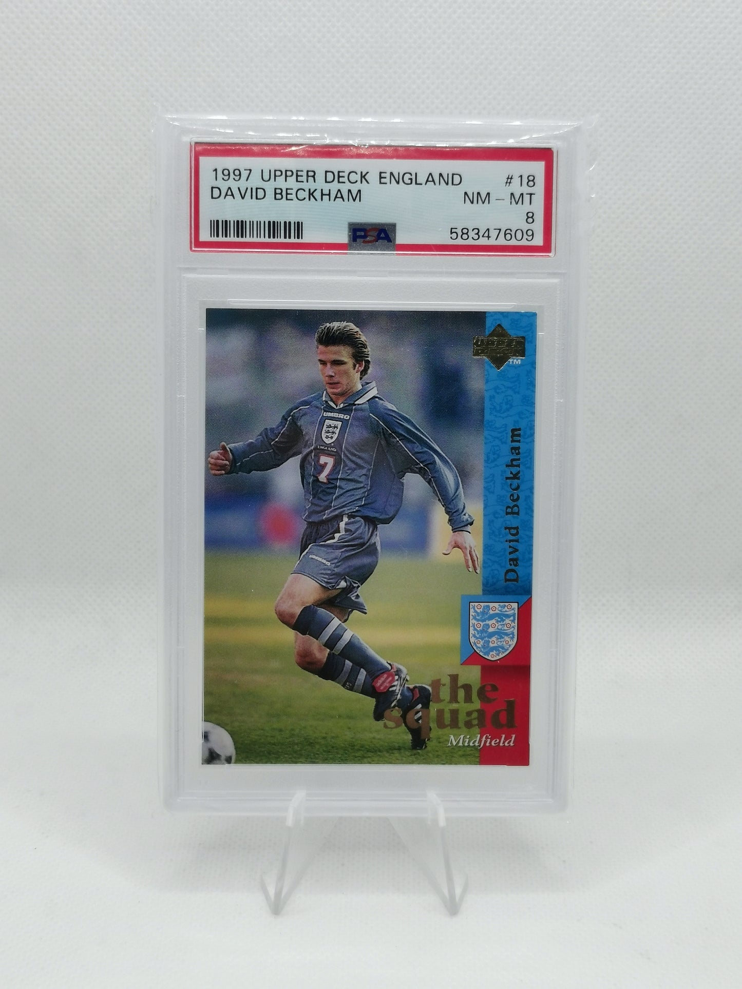 David Beckham 1997 Rookie Card - Upper Deck