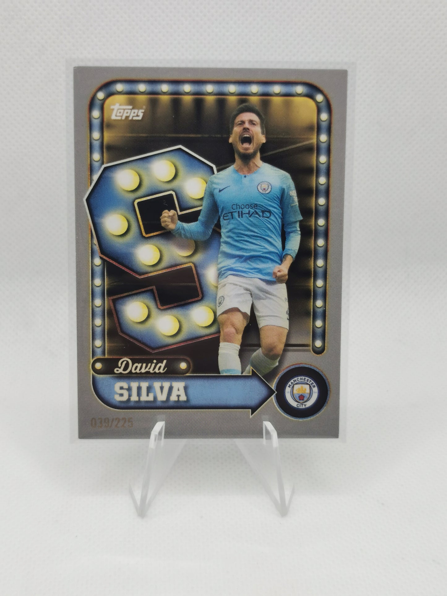 6x Manchester City Numbered - Topps Collectors Tin hits