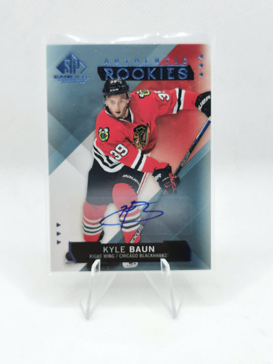Kyle Baun Auto Rookie Card - Chicago Blackhawks